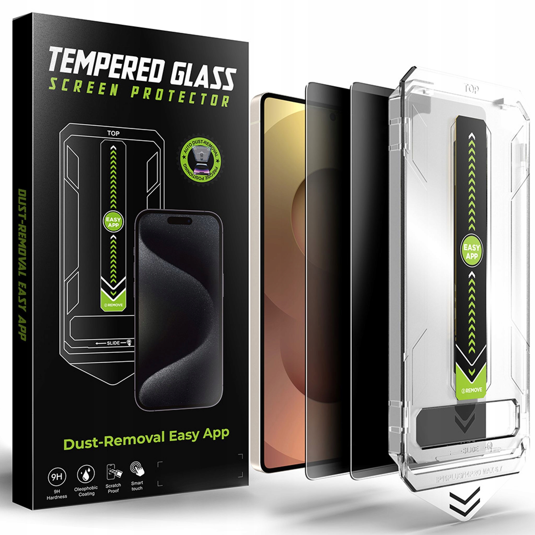 Techsuit CrystalHD szkło Samsung Galaxy S25 Ultra papilarnych) prywatna