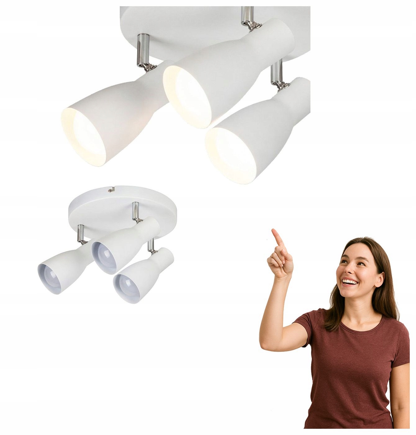 Spotová reflektorová lampa Ebony 6028 Rabalux