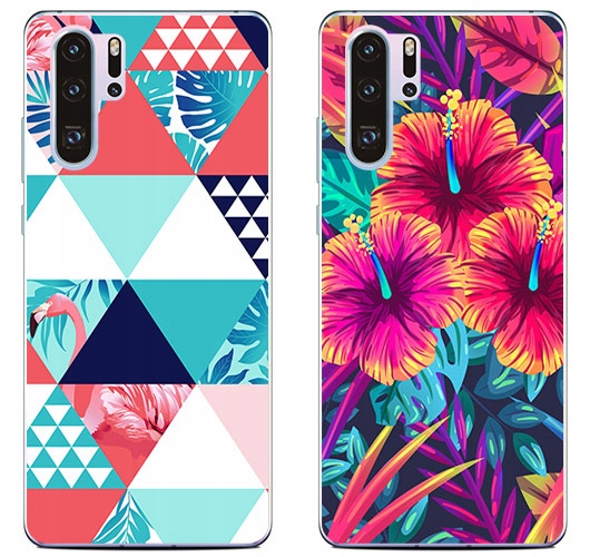 

2x Etui Silikon Foto Do Huawei P30 Pro Szkło