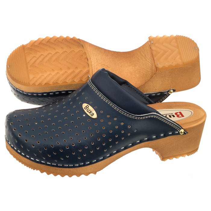 Boty Chodaki Dřeváky Buxa Supercomfort Granátové