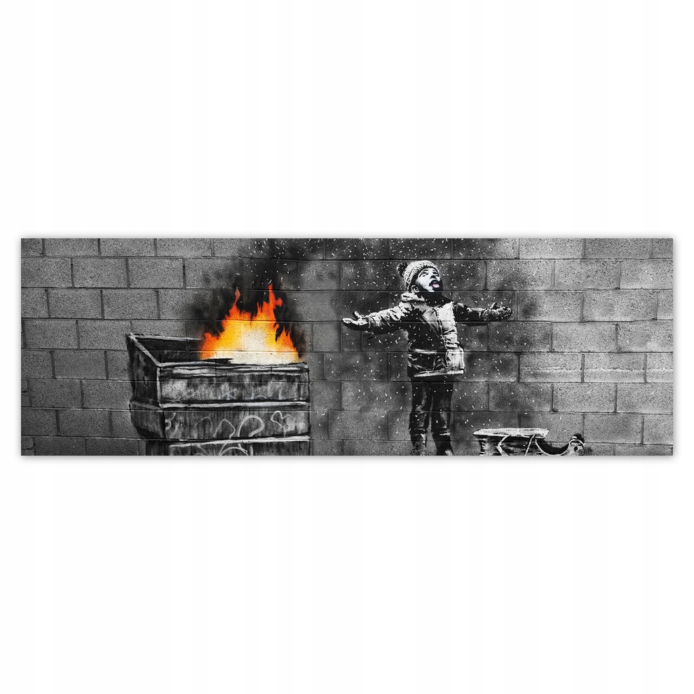 

Fototapety flizelina 312x104 Banksy Smog Śnieg