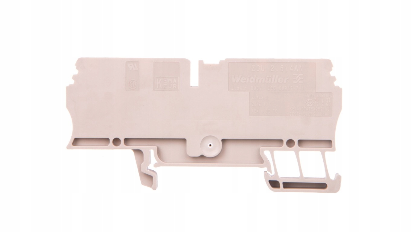 Złączka Szynowa 2.5mm2 Ex Weidmuller Zdu 4-PRZEWODOWA 100szt. 1608570000