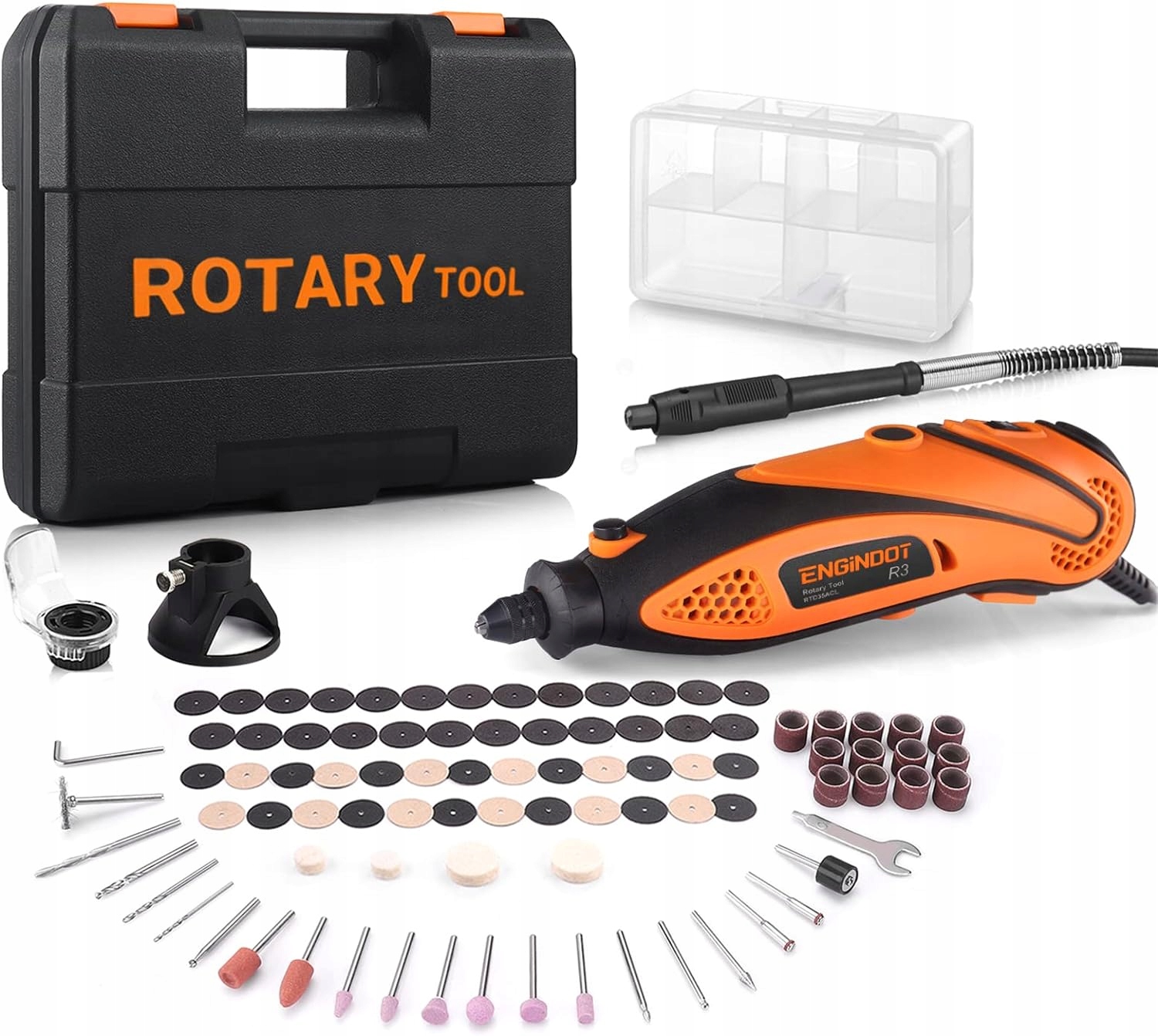 Multiszlifierka Mini-szlifierka Wiertarka Frezarka 80 Akcesoria Engindot