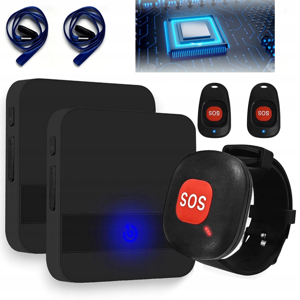 Alarm Pro Starší Nemocné, Tlačítko Přivolání Pomoci, Náramek,