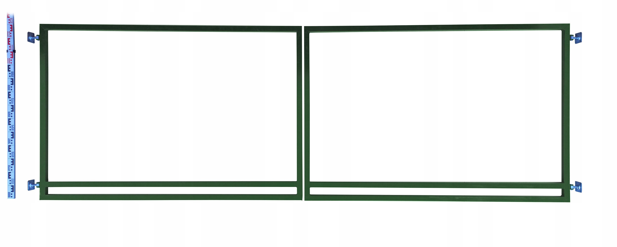 Brána Rama pro štafle a panely 130 cm Zelená RAL6005 štafle Rámeček