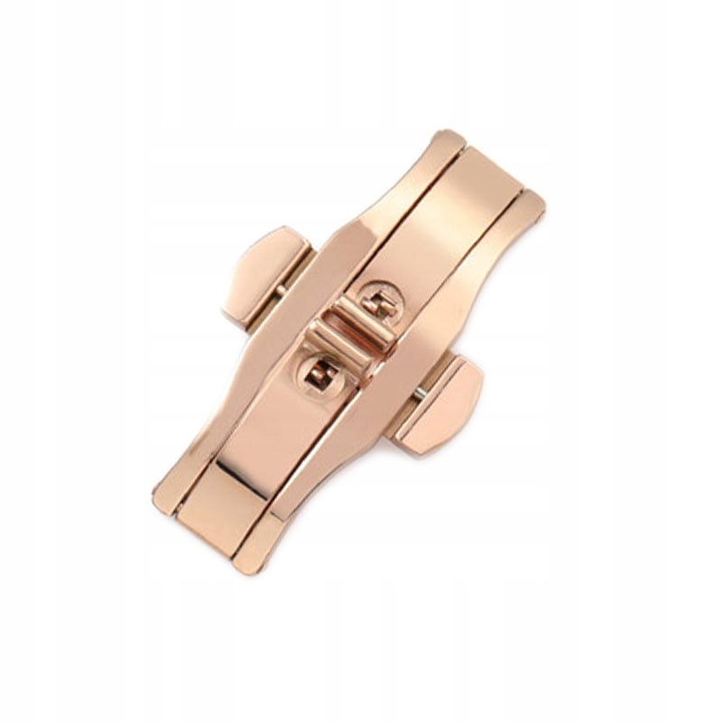 ZAPIĘCIE MOTYLKOWE 6*19 RÓŻOWE ZŁOTO.KLAMRA