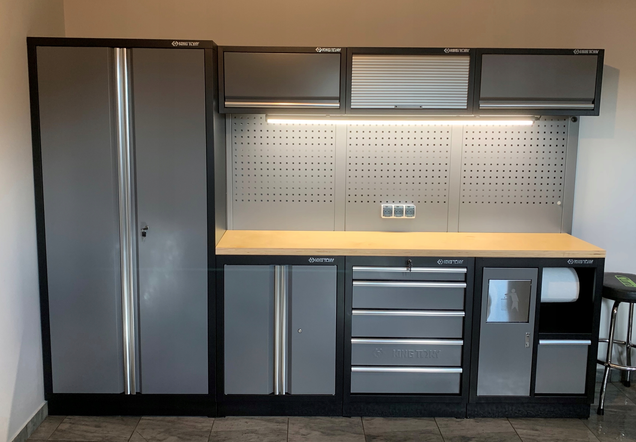 ZESTAW MEBLE WARSZTATOWE 2955x460x2000 KING TONY Marka King Tony