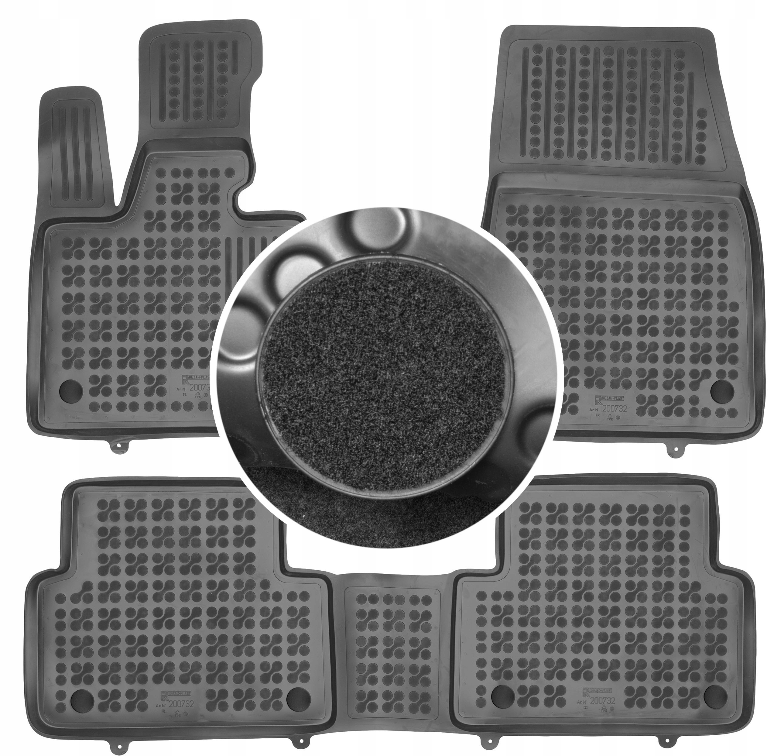 Килимки Ньюстайлінг резинові 200732 2 el.