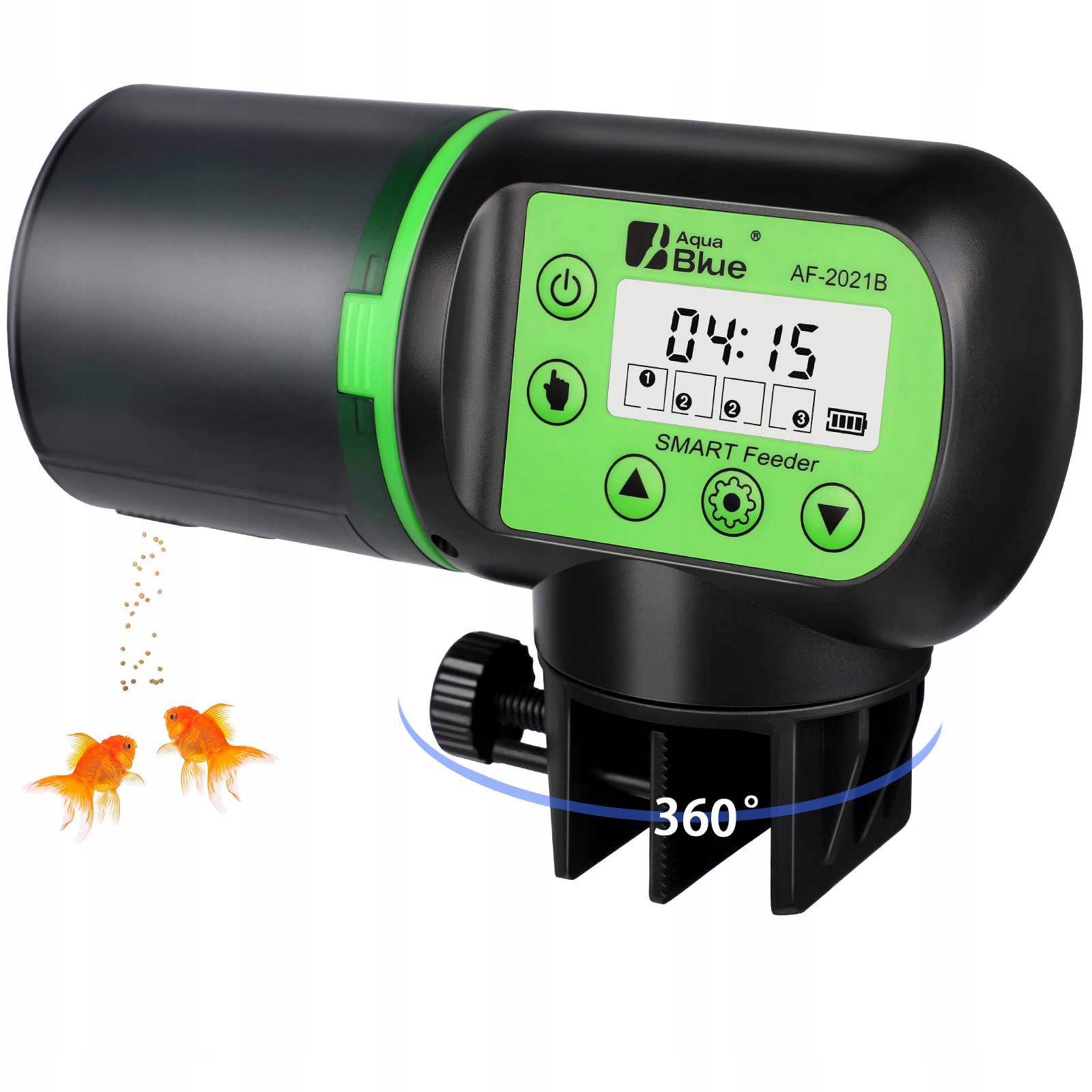 Levně Automatické Krmítko Pro Ryby LCD Dávkovač Krmítko Pro Ryby 200 ML S Časovačem