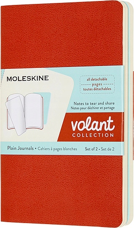 Zestaw 2 Zeszytów Moleskine Volant L 13x21cm gładk