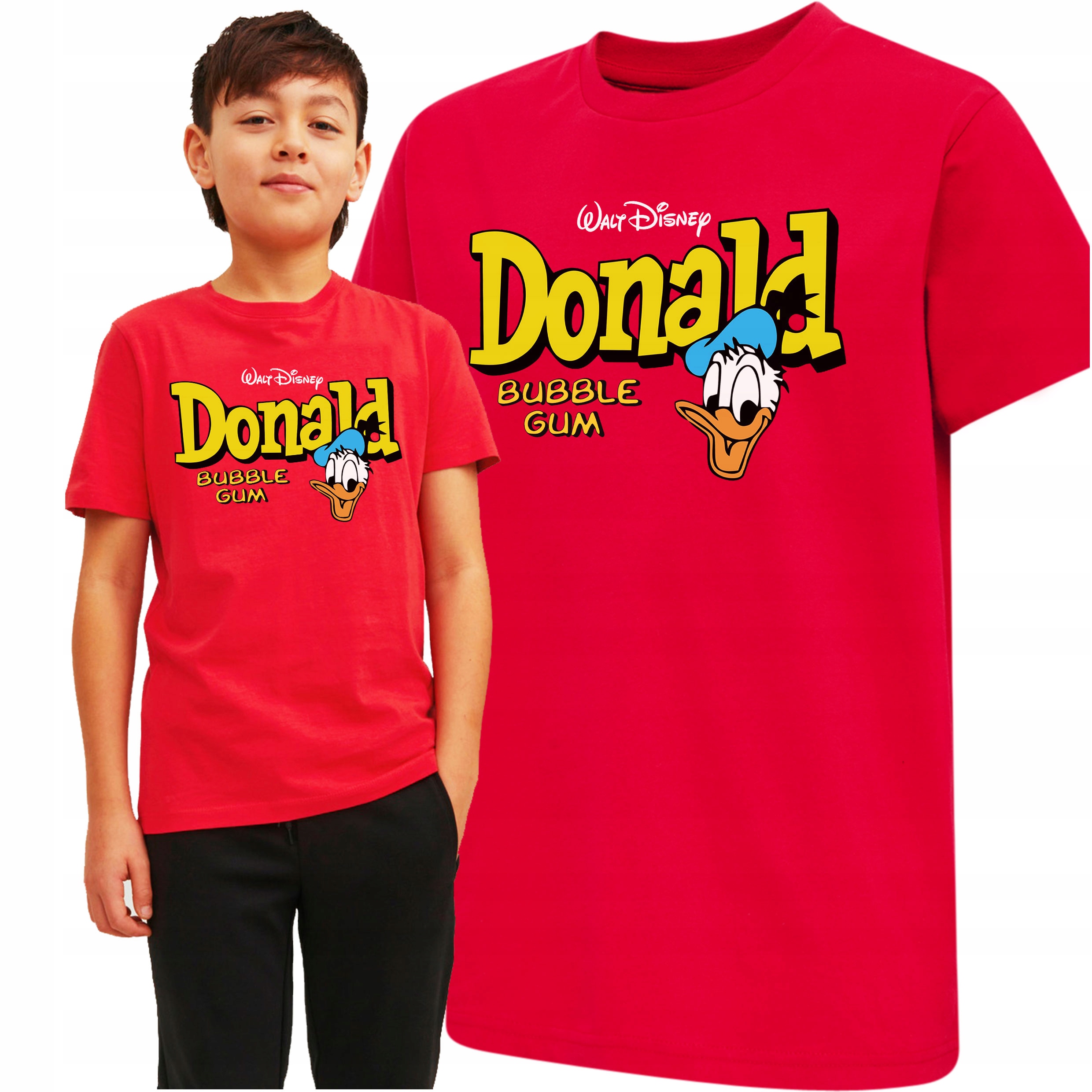

Koszulka Kaczor Donald Guma Balonowa 9-11 Y4