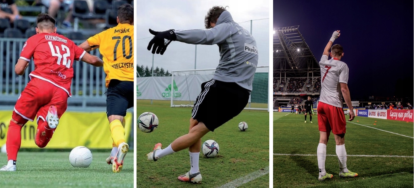 OCHRANIACZE PIŁKARSKIE SPORTOWE MAŁE LEKKIE PRZYLEGAJĄCE 12 x 8cm -PROSKARY Rozmiar S