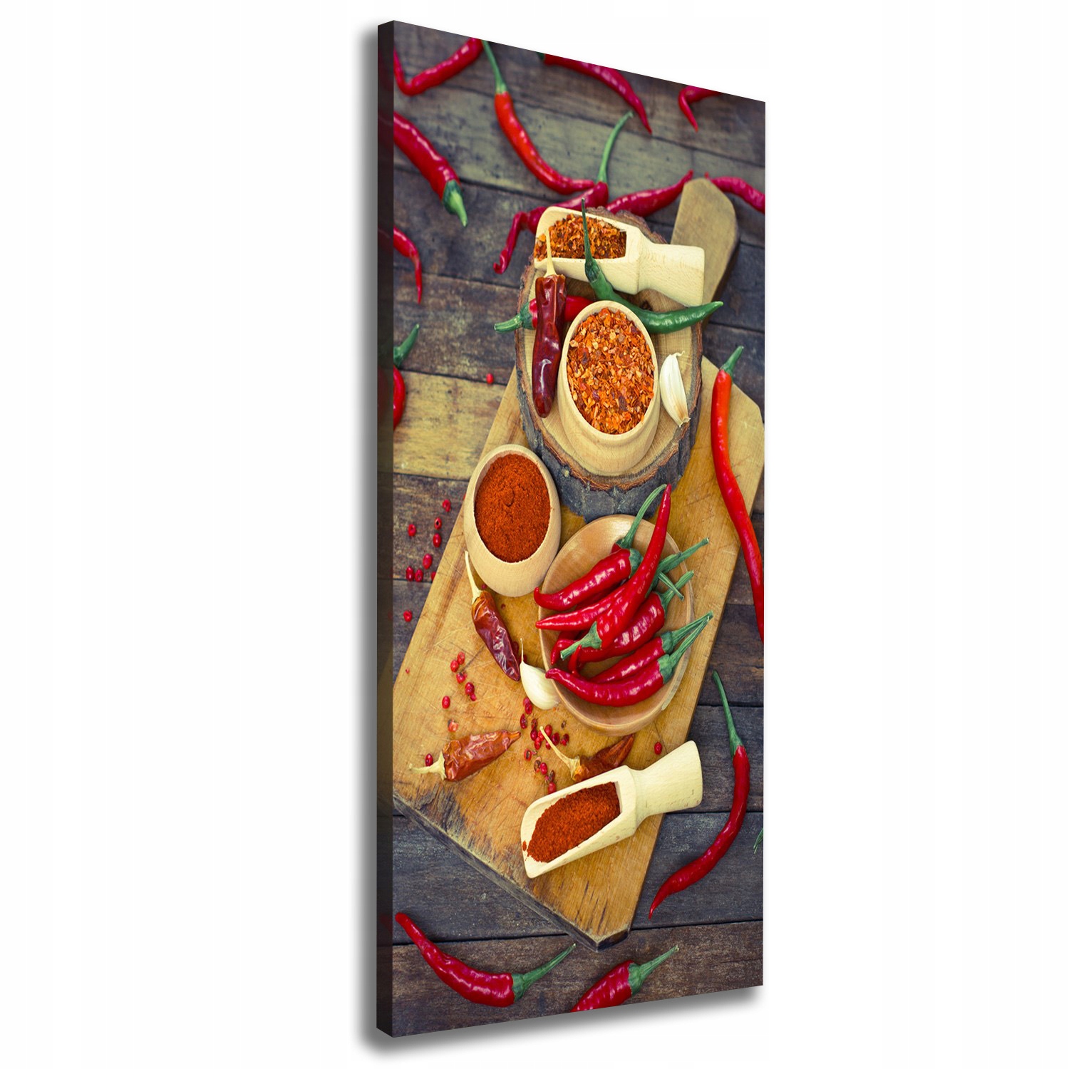

Foto obraz na płótnie Papryczki chilli 50x125 cm