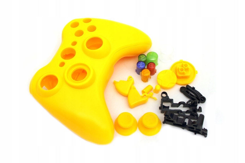 IRIS Obudowa do pada bezprzewodowego od konsoli Xbox 360 zestaw żółty