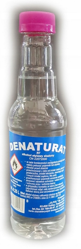 

Denaturat Rozpuszczalnik Odtłuszczacz Biały 250ml