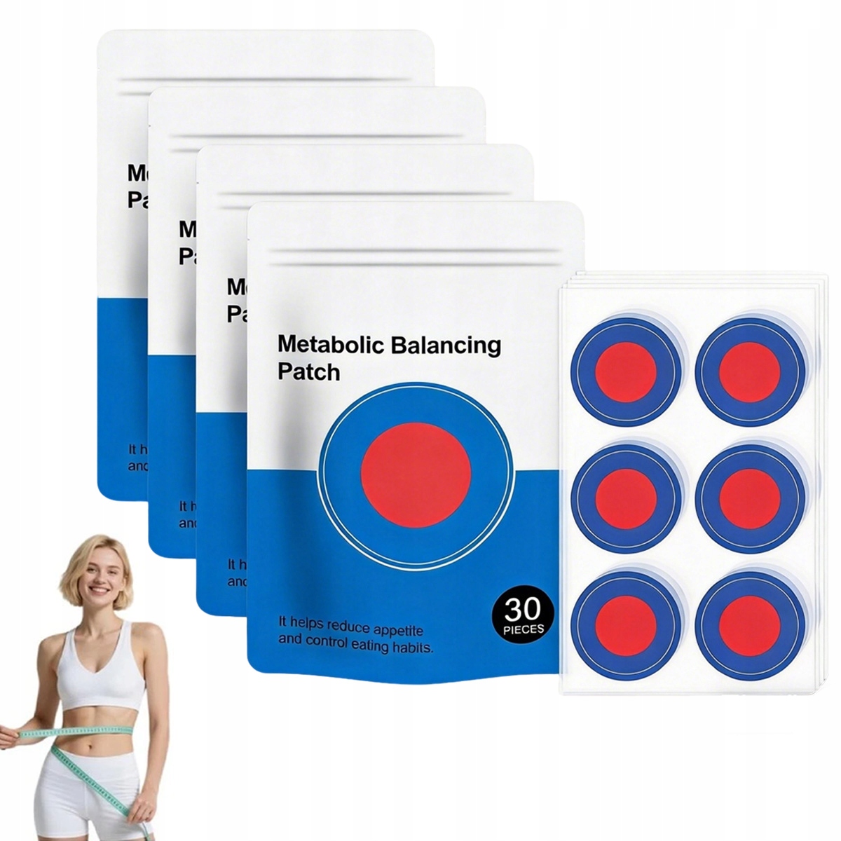 Plastry Odchudzające Spalanie Naturalne Składniki 120 Sztuk