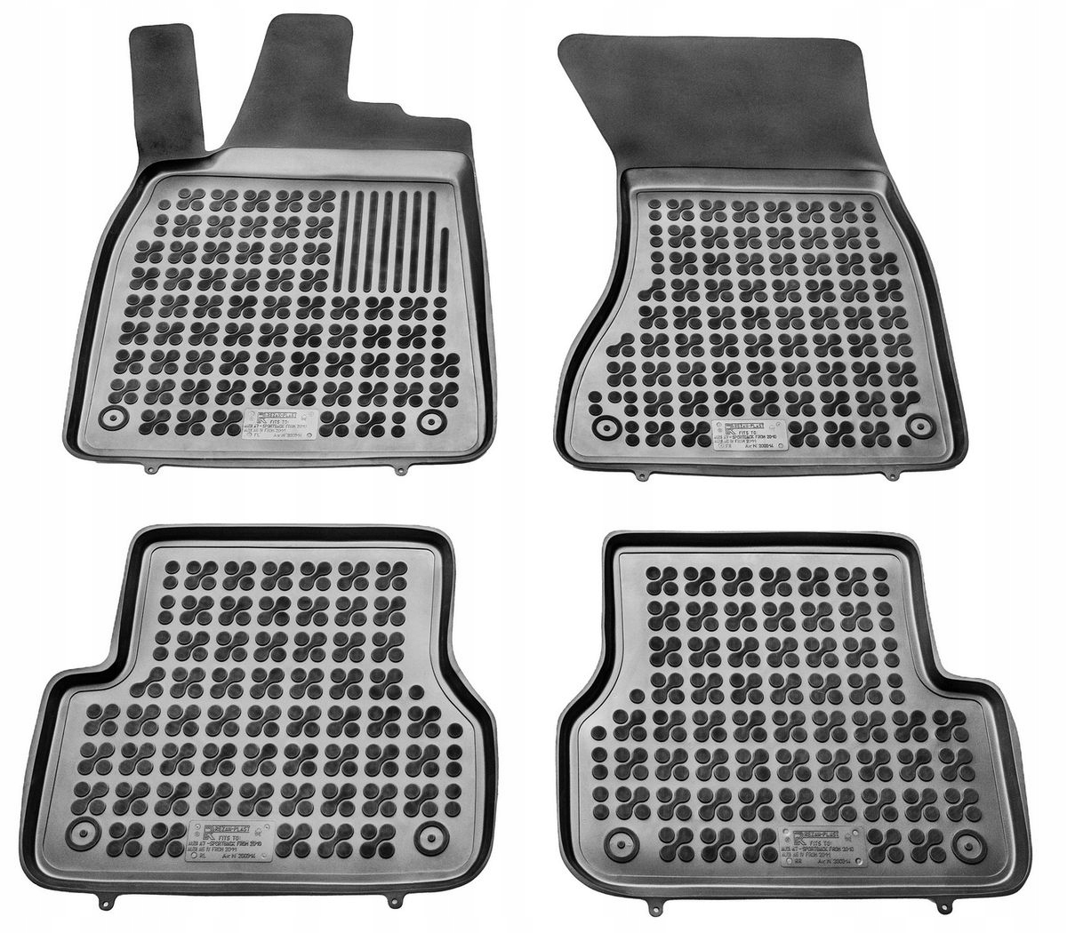 Gumové autokoberce Audi A7, 2010-2017, Sportback