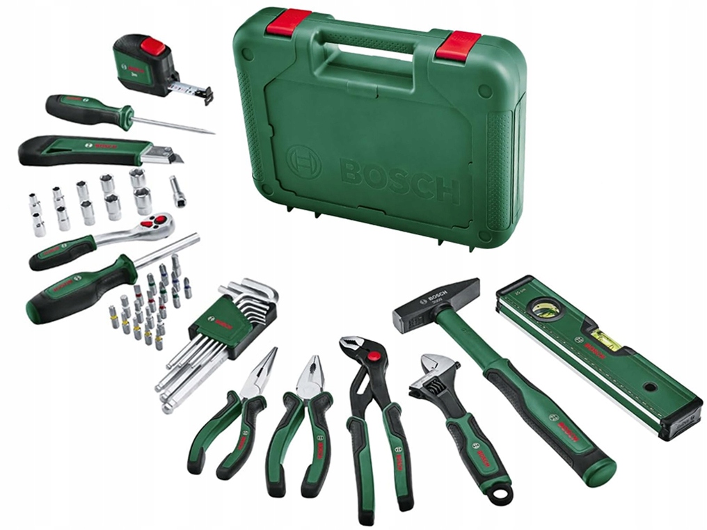 BOSCH 1600A02BY7 zestaw narzędzia ręczne akcesoria 52szt