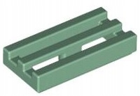 

Lego Płytka Pł. 1x2 Grill Sand Green 2412/6223126