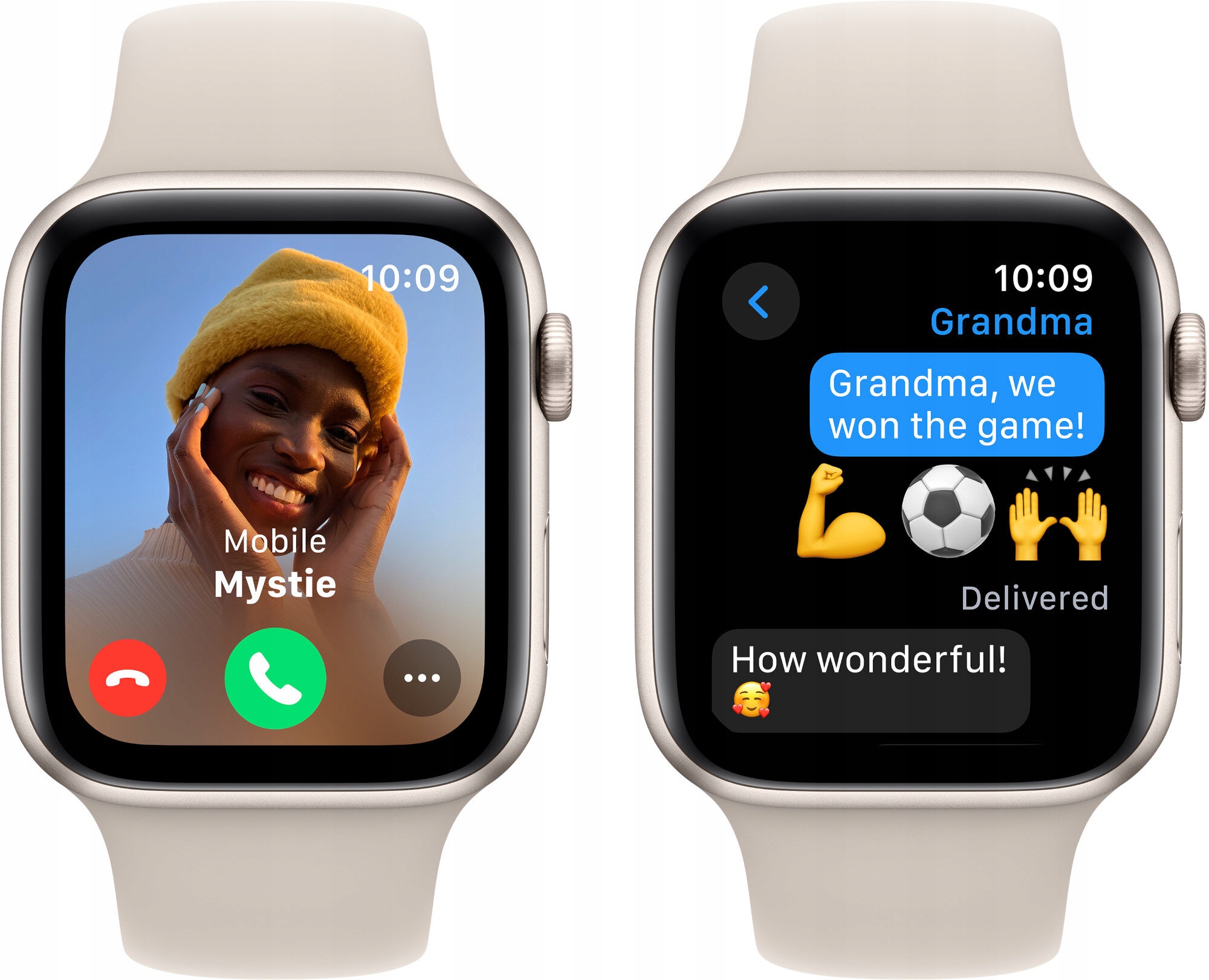 Smartwatch APPLE Watch SE 2gen GPS 44mm Beżowy Kolor beżowy