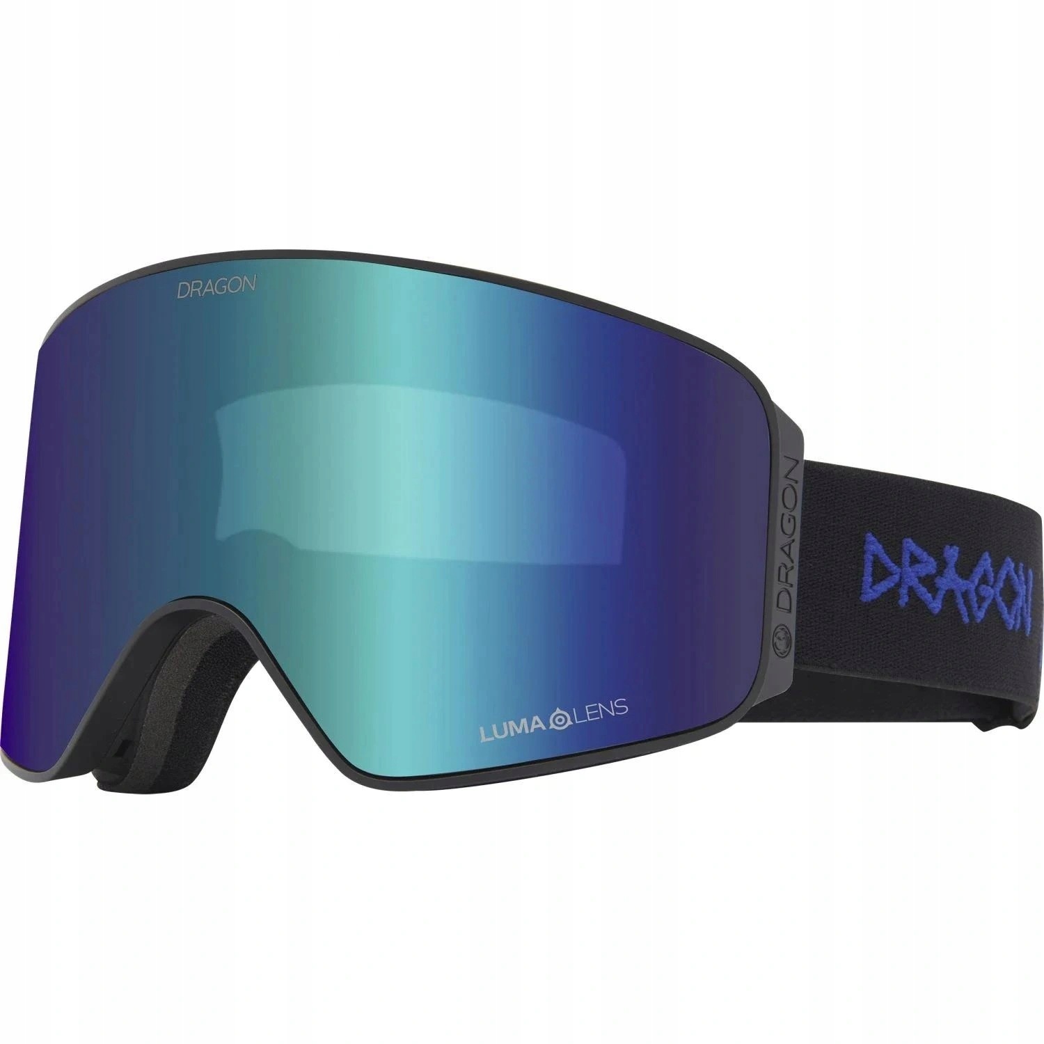Gogle narciarskie Dragon Rvx Mag Otg snowboardowe dwie szyby czarne S4 S1