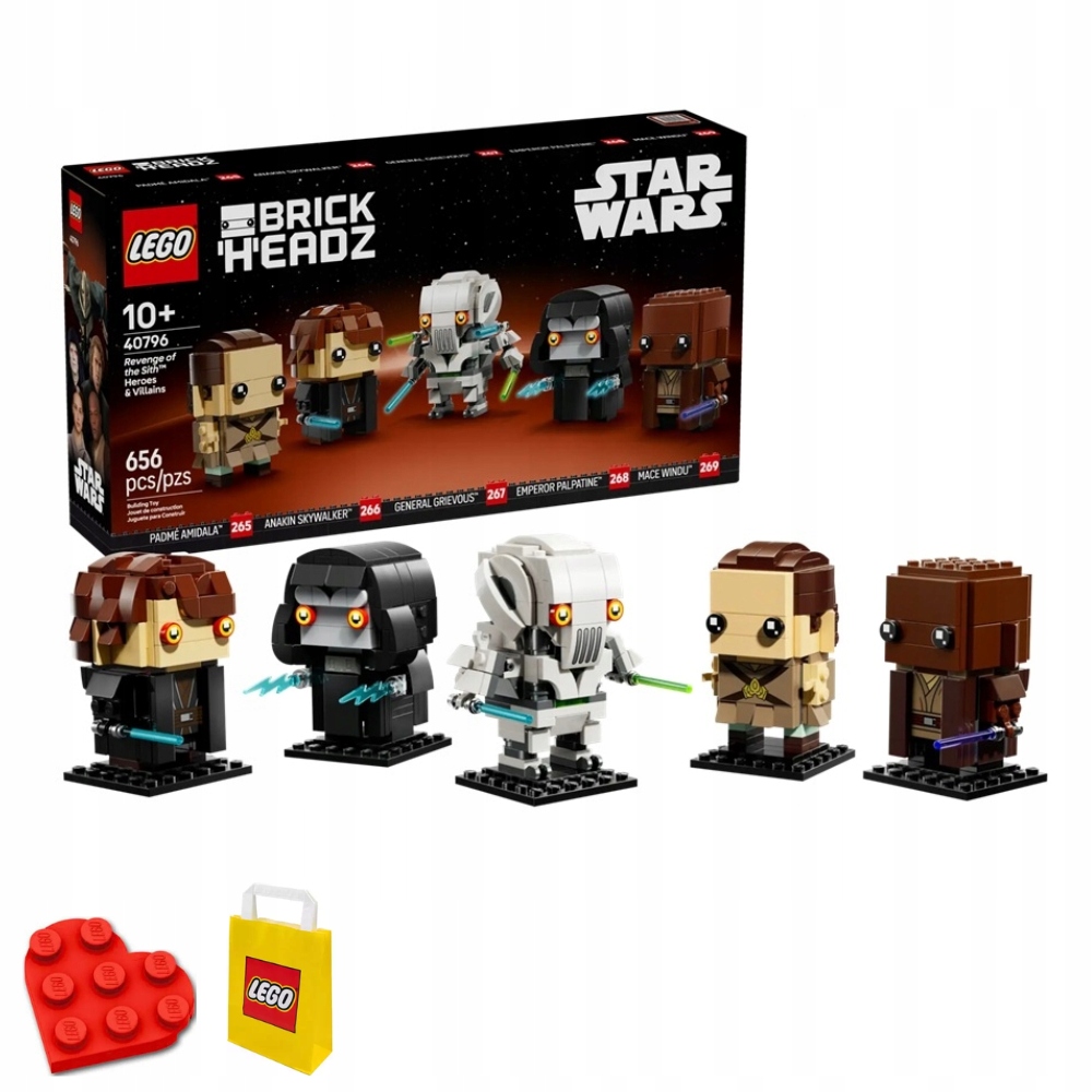 Lego BrickHeadz 40796 Pomsta Sithů hrdinové a padouši