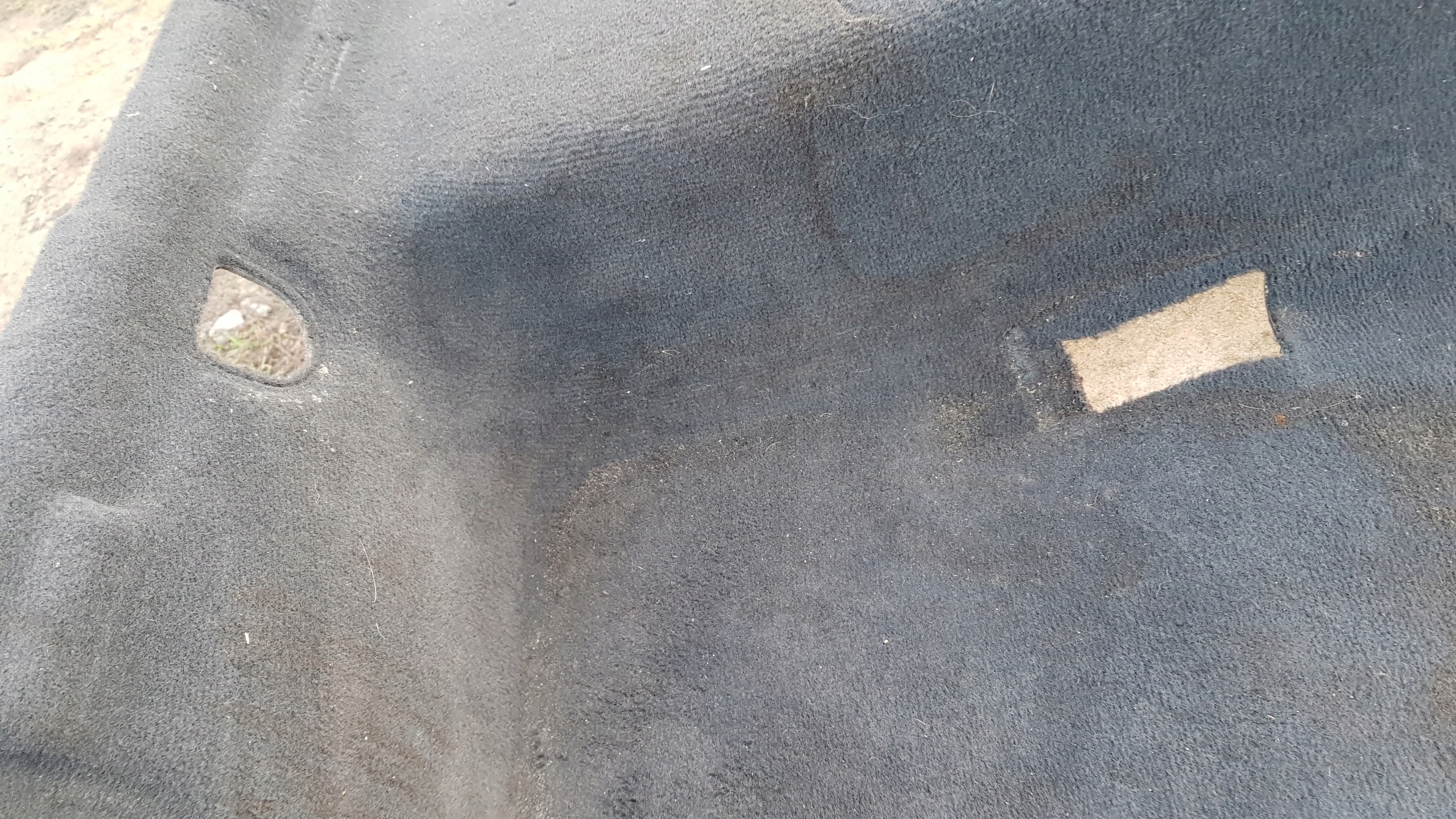 MERCEDES W209 ковер перед зад