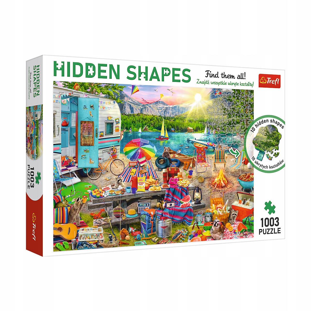 10677 TREFL PUZZLE HIDDEN SHAPES WYCIECZKA 1000 EL