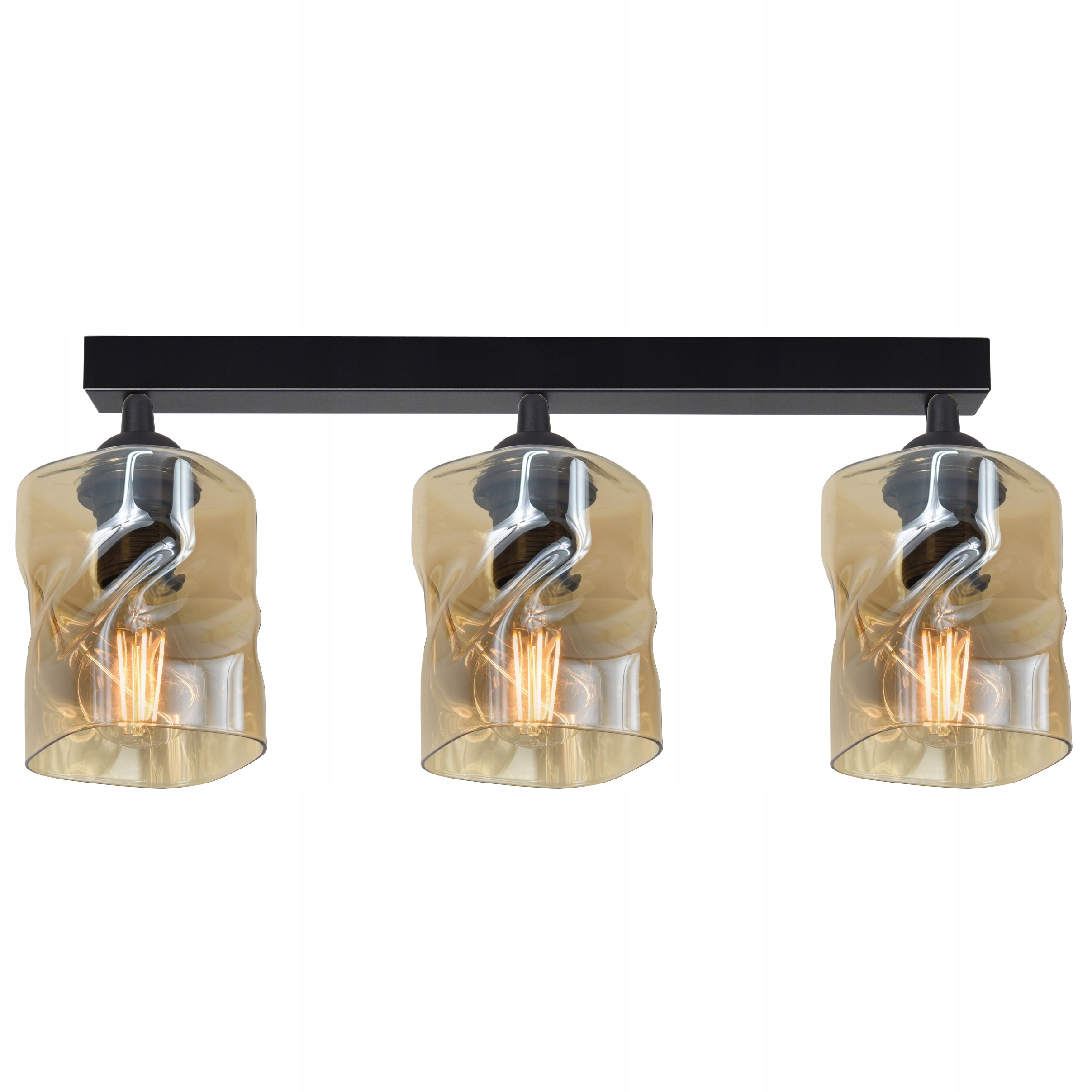 

Szklana Lampa Wisząca Sufitowa Żyrandol Plafon Led