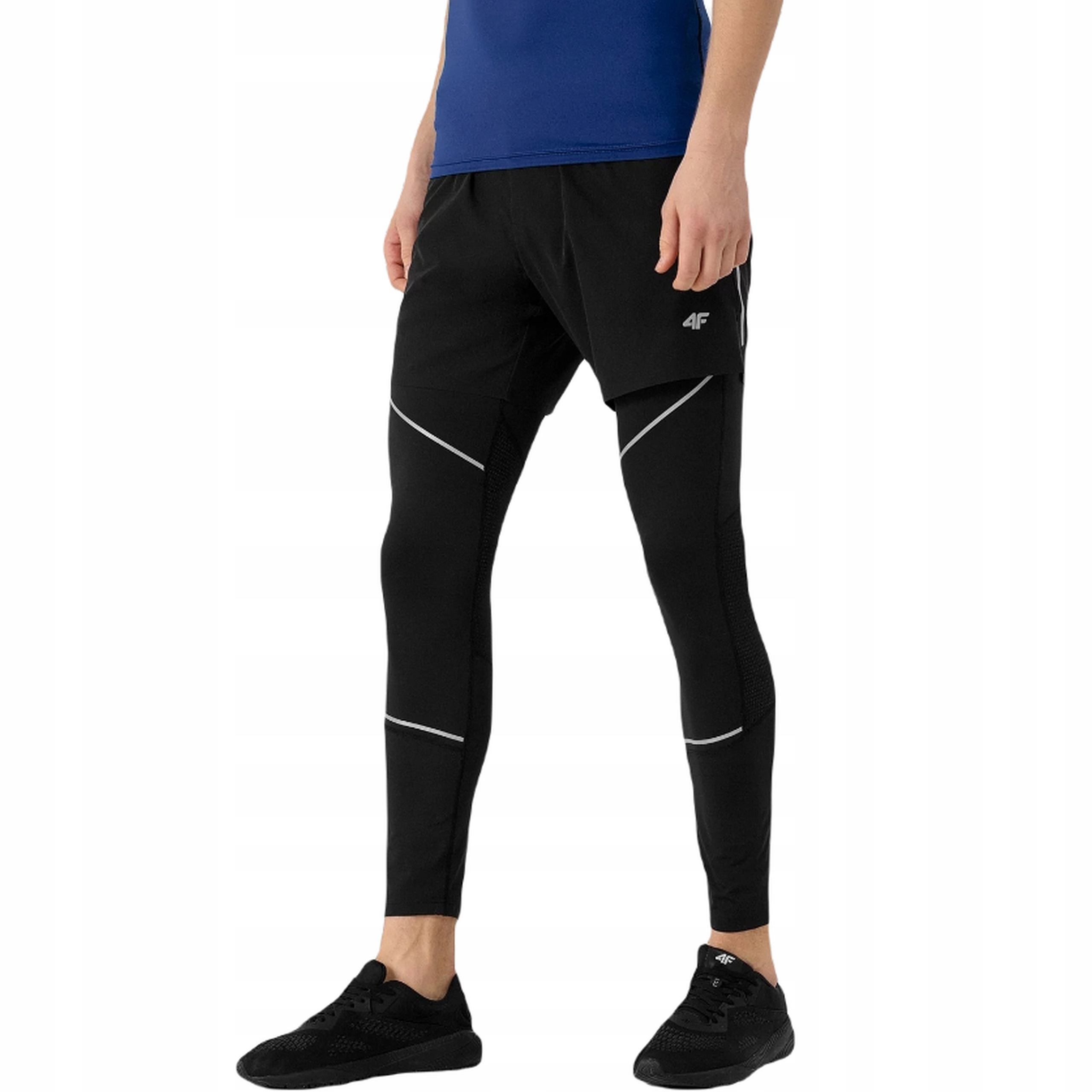Legginsy Męskie Do Biegania Sport Trening Gym M