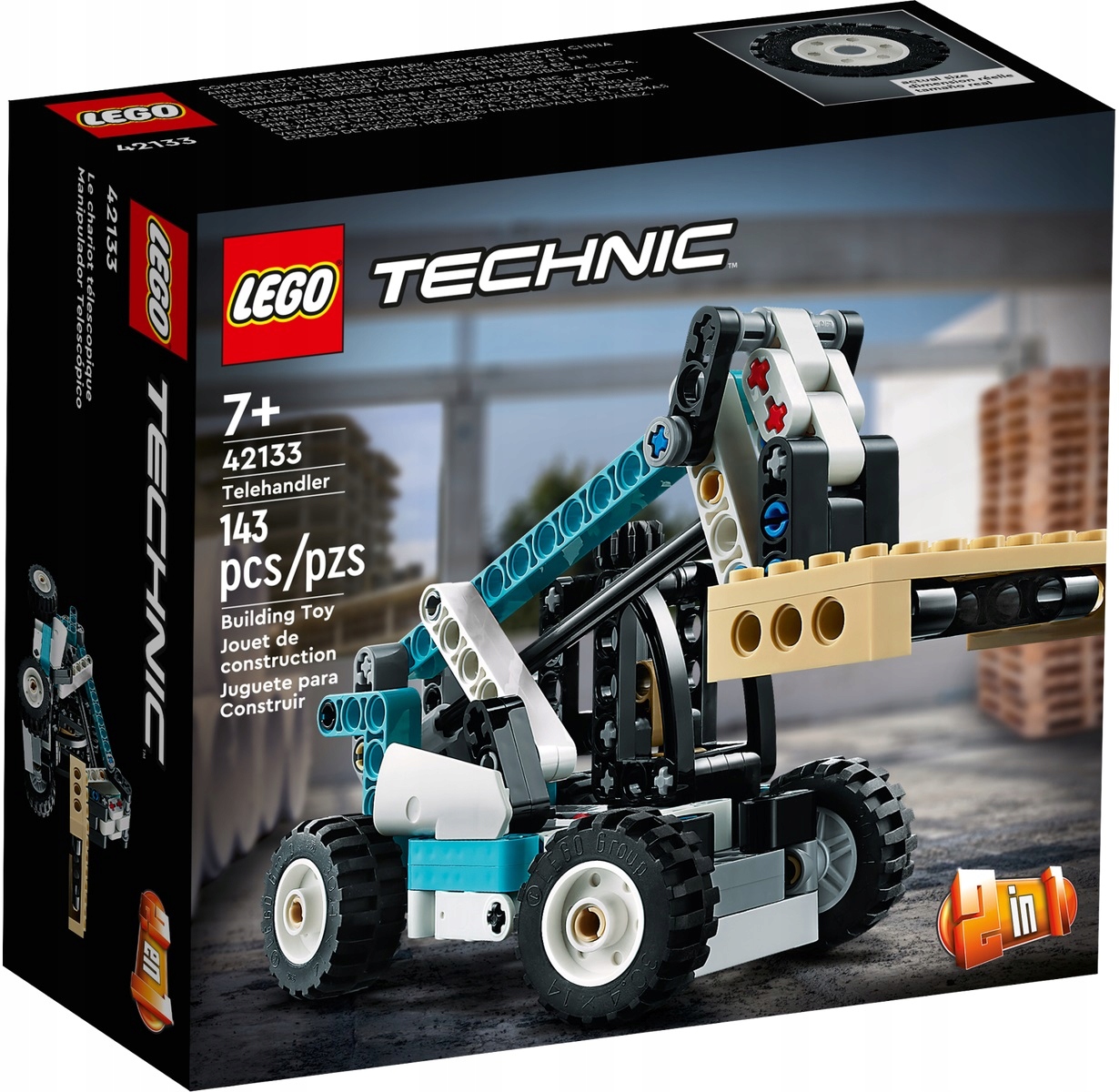 

Lego Technic Ładowarka Teleskopowa 42133