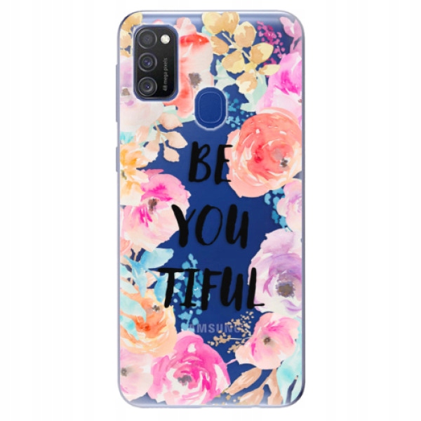 Silikonowe etui iSaprio BeYouTiful do Samsung Galaxy M21