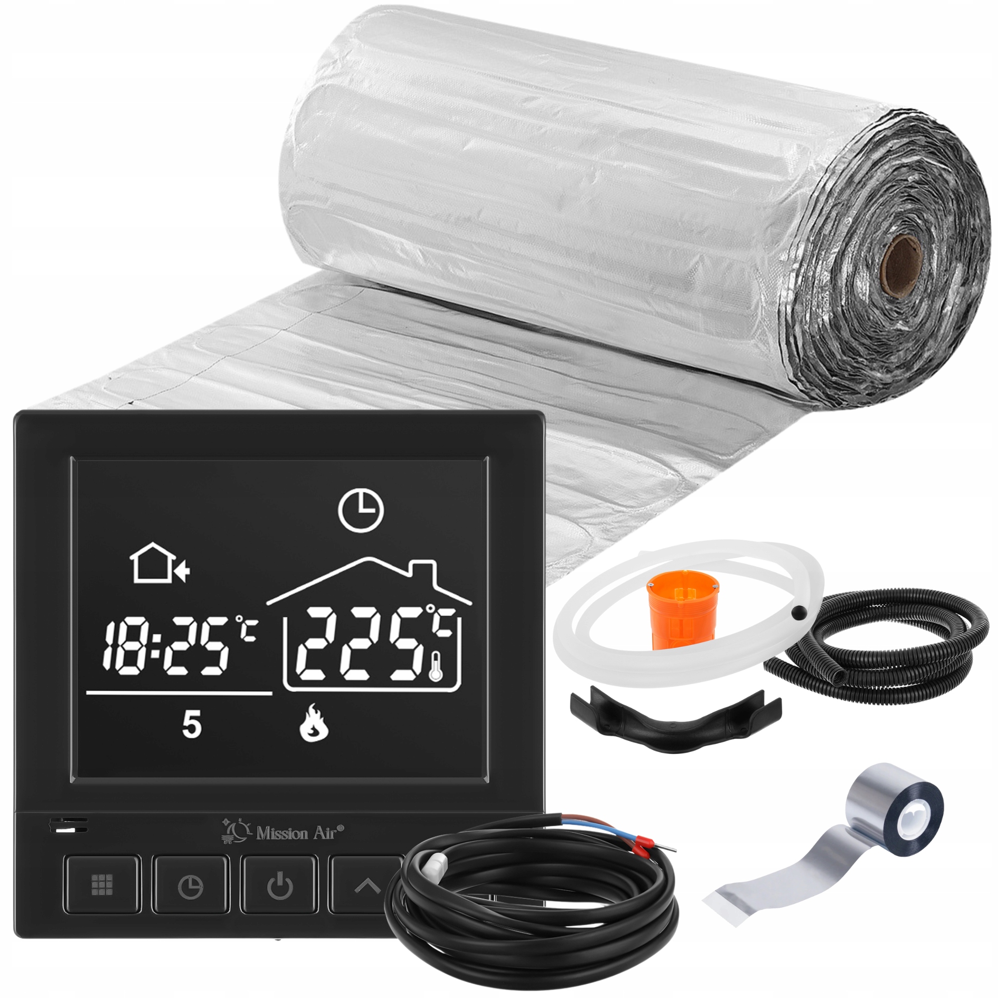 Set Vykurovacia podložka pod panely MAL-160W/m² 9 m²