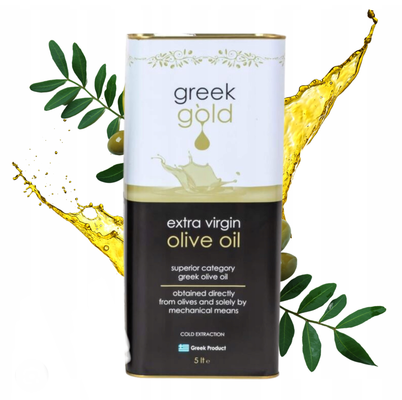 Levně Řecký extra panenský olivový olej Greek Gold 5L, originální