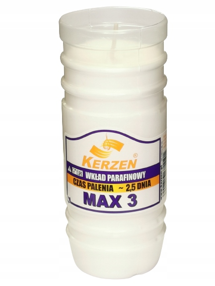 

Wkłady parafinowe Kerzen MAX-3 30 szt.