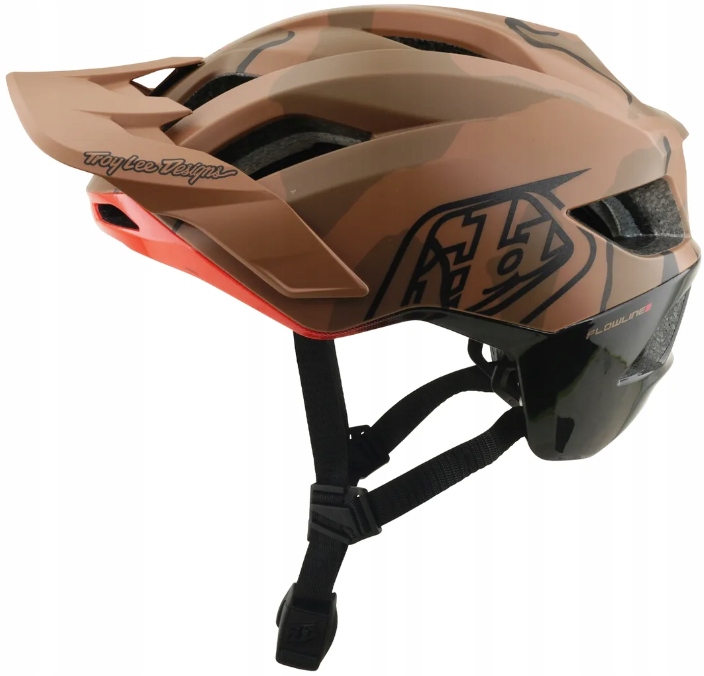 Cyklistická přilba Troy Lee Designs Flowline Badge Sienna Camo M/L 57-59 cm Mips