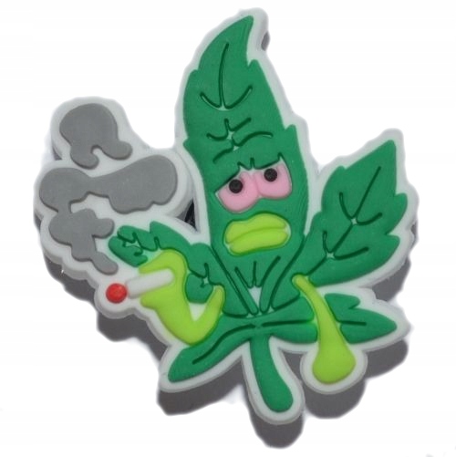 

Pozostałe - Przypinka do Crocs - ganja liść - 3326