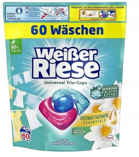 Levně Weißer Riese Trio-Caps kapsle dp prádla 60 ks