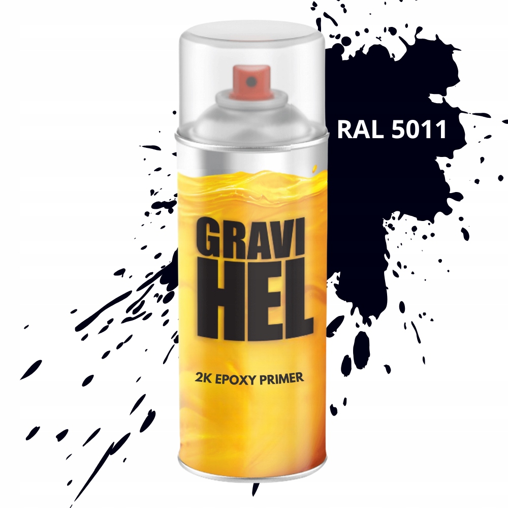 Ral 5011 2K Podkład Epoksydowy Antykorozyjny Do Stali Farba Spray 400ML