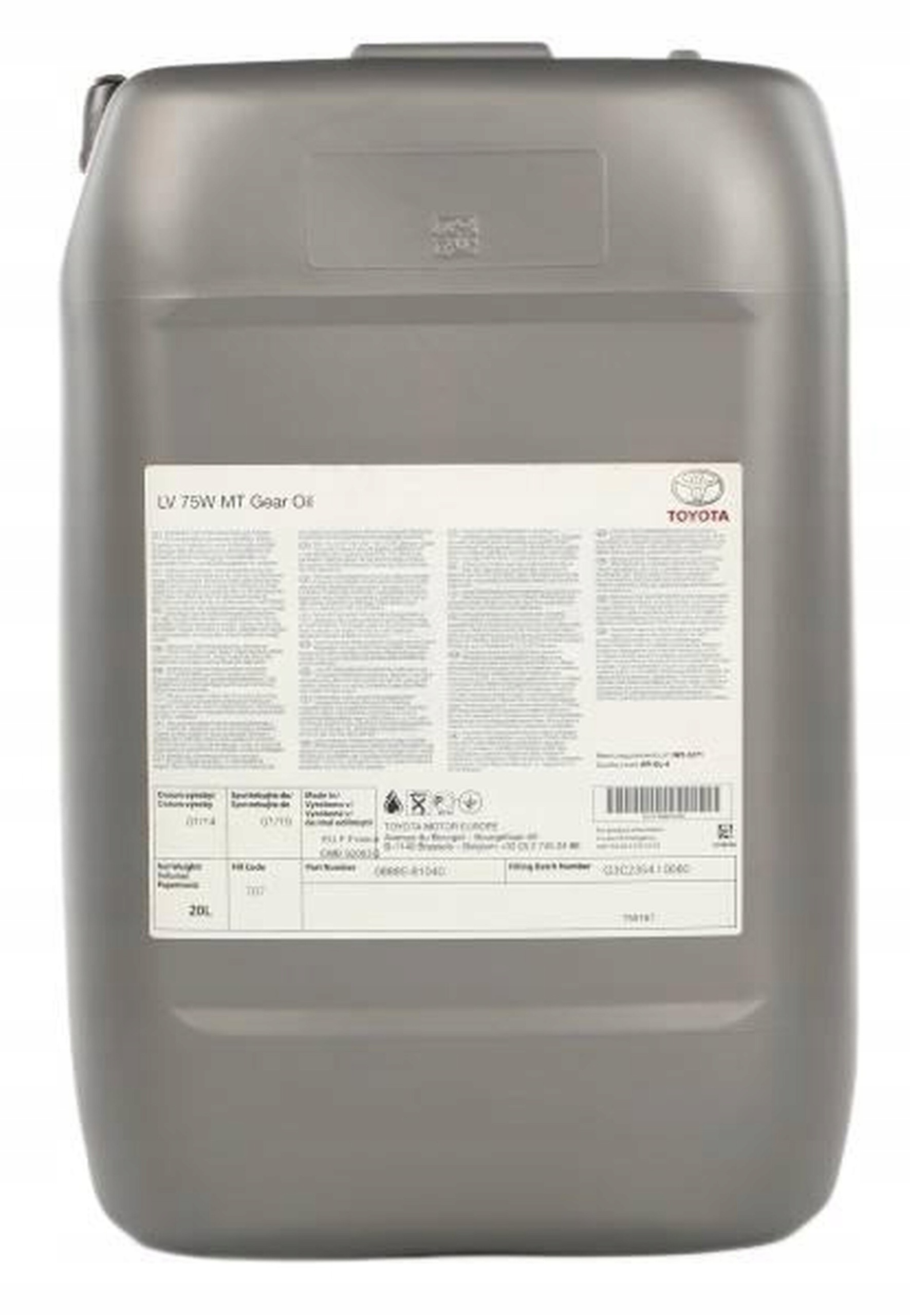 Toyota Prevodový olej LV 75W 20L 08885-81040 Oe