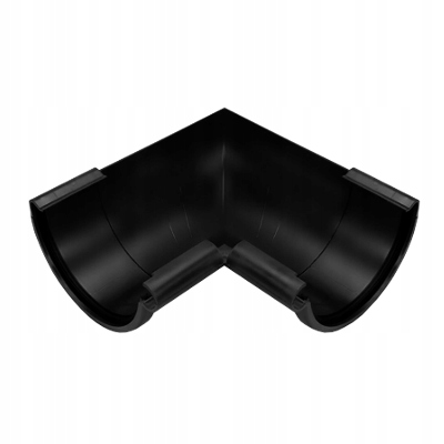 Łuk wewnętrzny 90° Galeco PVC 110 czarny