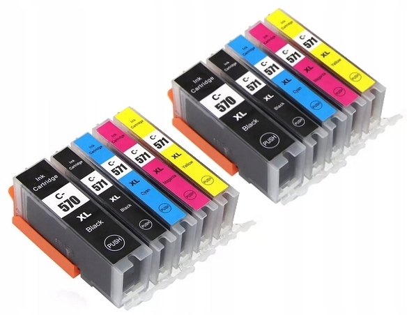 

10x Tusz Do PGI570XL MG5750 MG6850 MG7750 TS5050