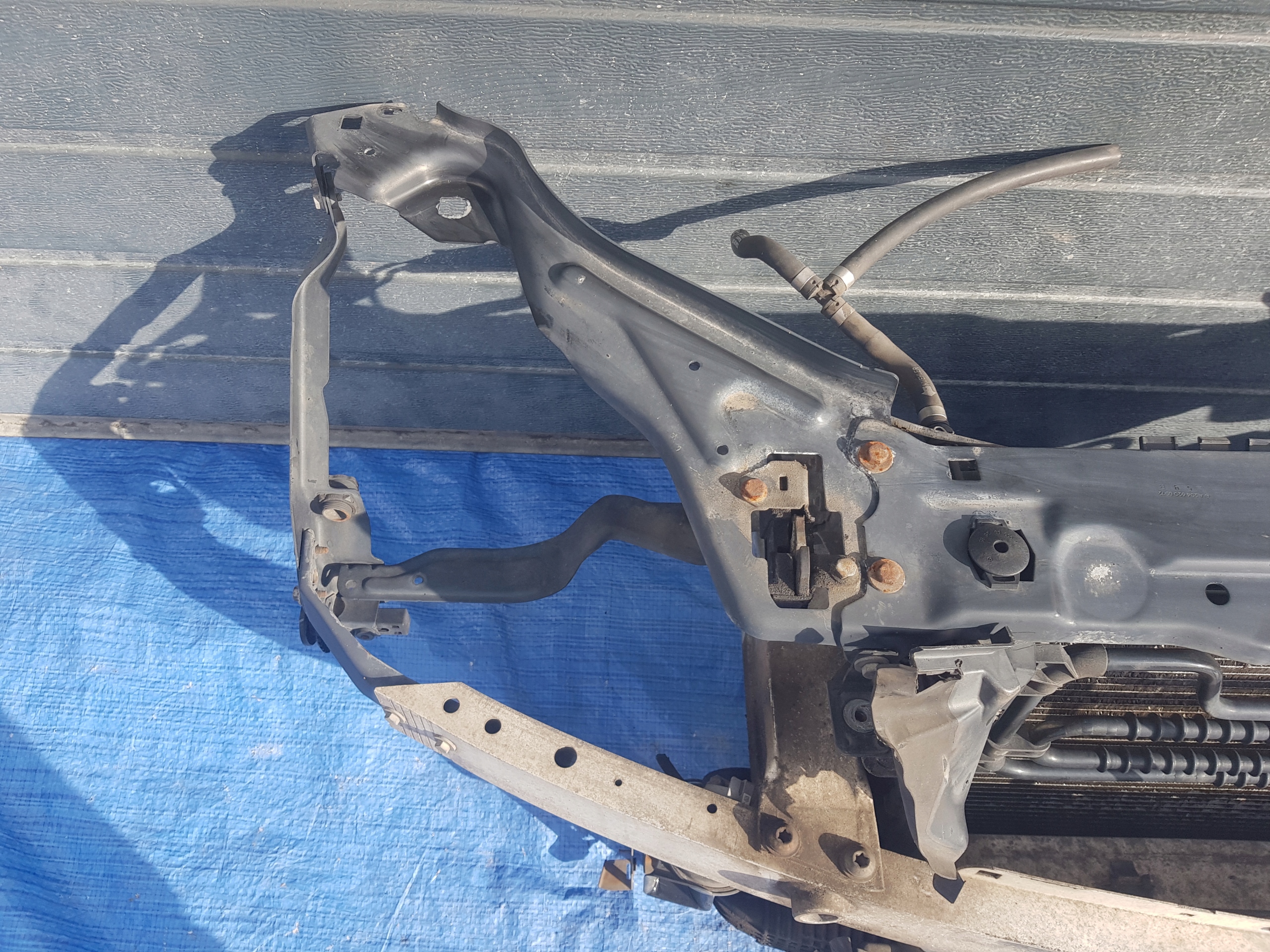 support panel for radiators radiator MERCEDES W204 2.2 CDI 651 MANUAL