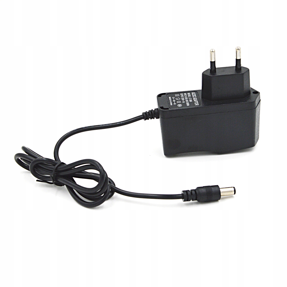 ADAPTER MOCOWY EU WTYK 9V 1A KAMERY I TAŚMY LED CZARNY Model 1627647255494