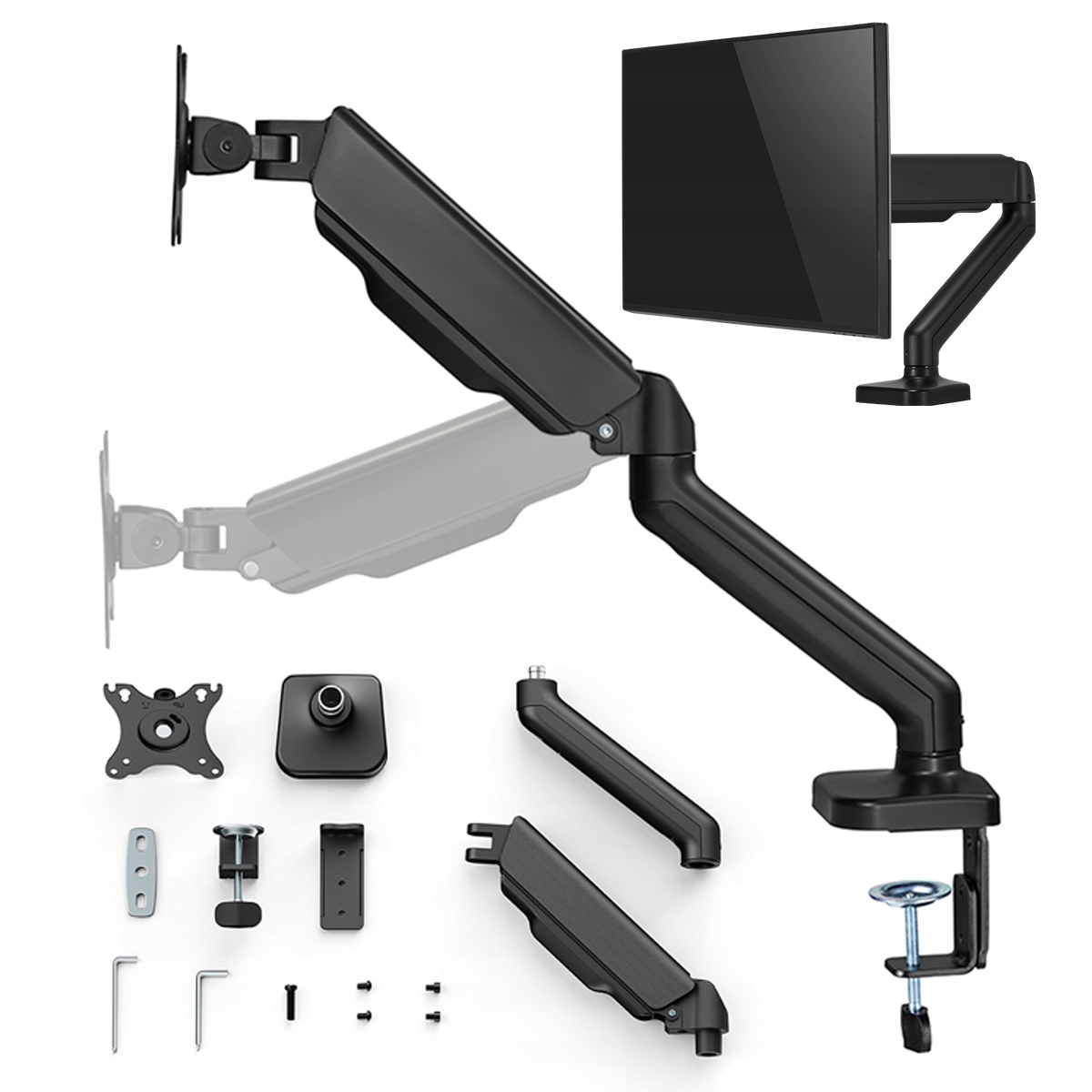 Stojan na stojan a stojan na monitor k psacímu stolu pro monitor Uperfect Umax