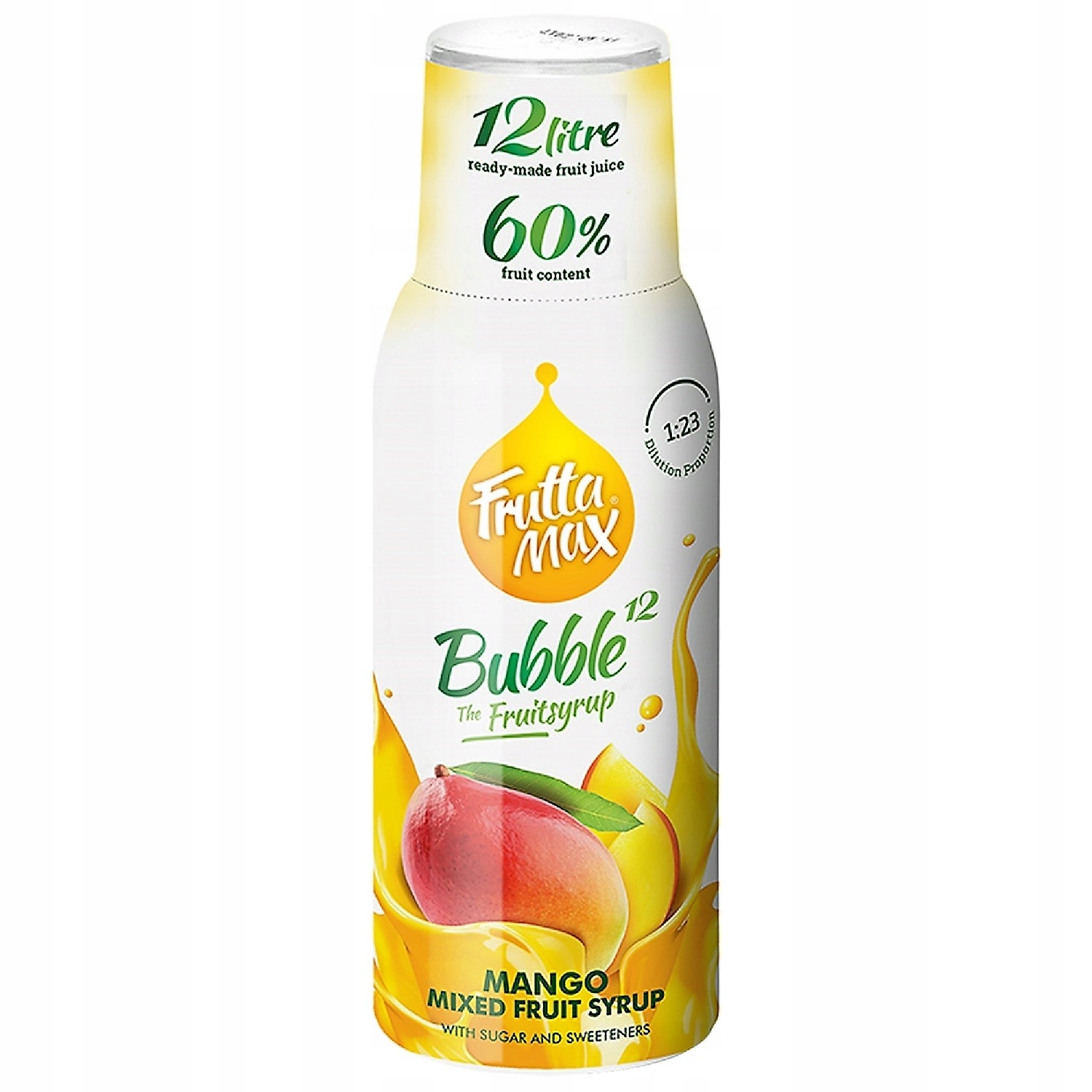 Syrop do saturatora Soda FruttaMax MANGO 500 ml na 12 l Pojemność 500 ml