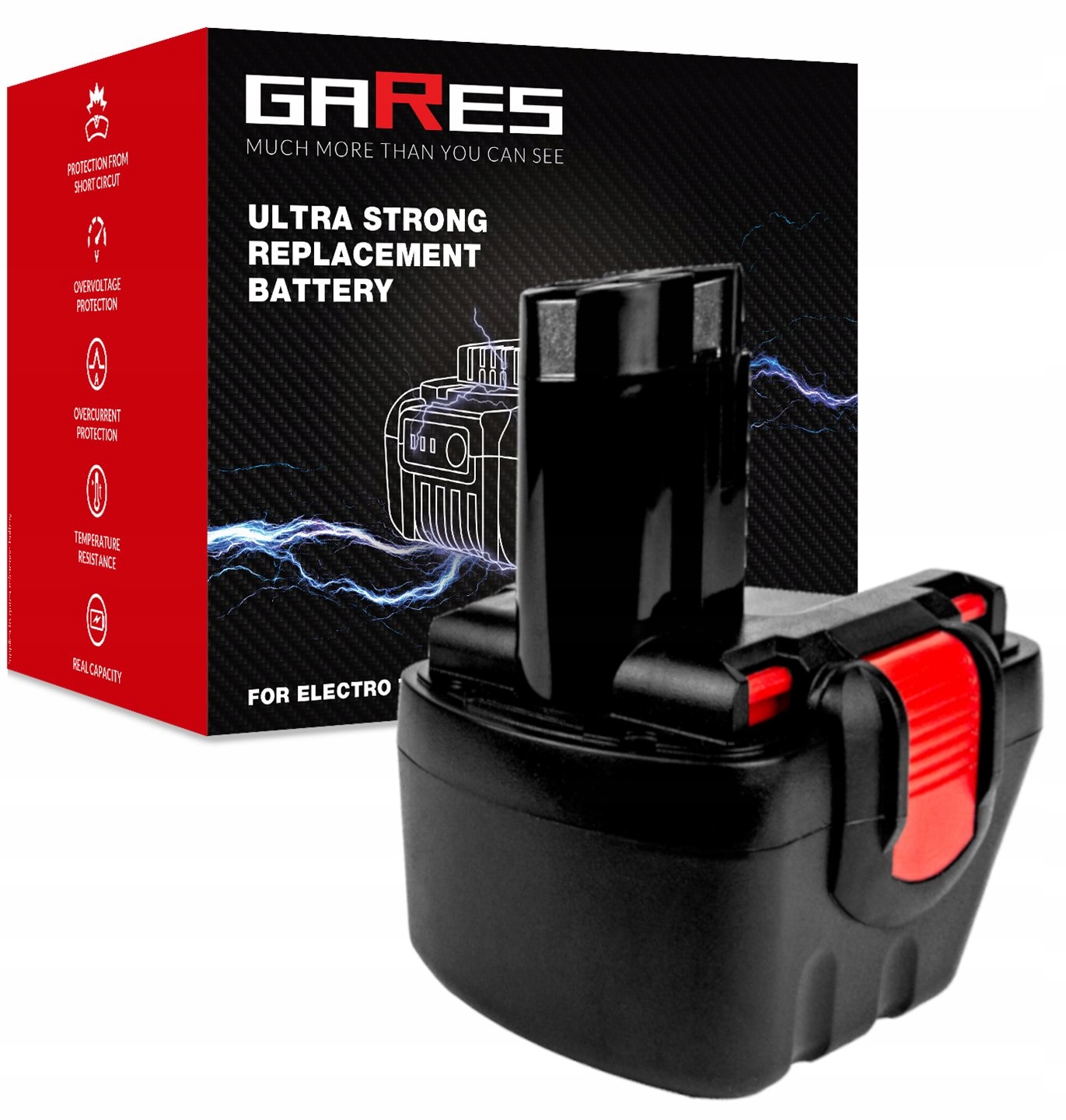 Akumulátor pro Bosch 2607335709 BAT045 BAT046 GSR12V 12V 3Ah