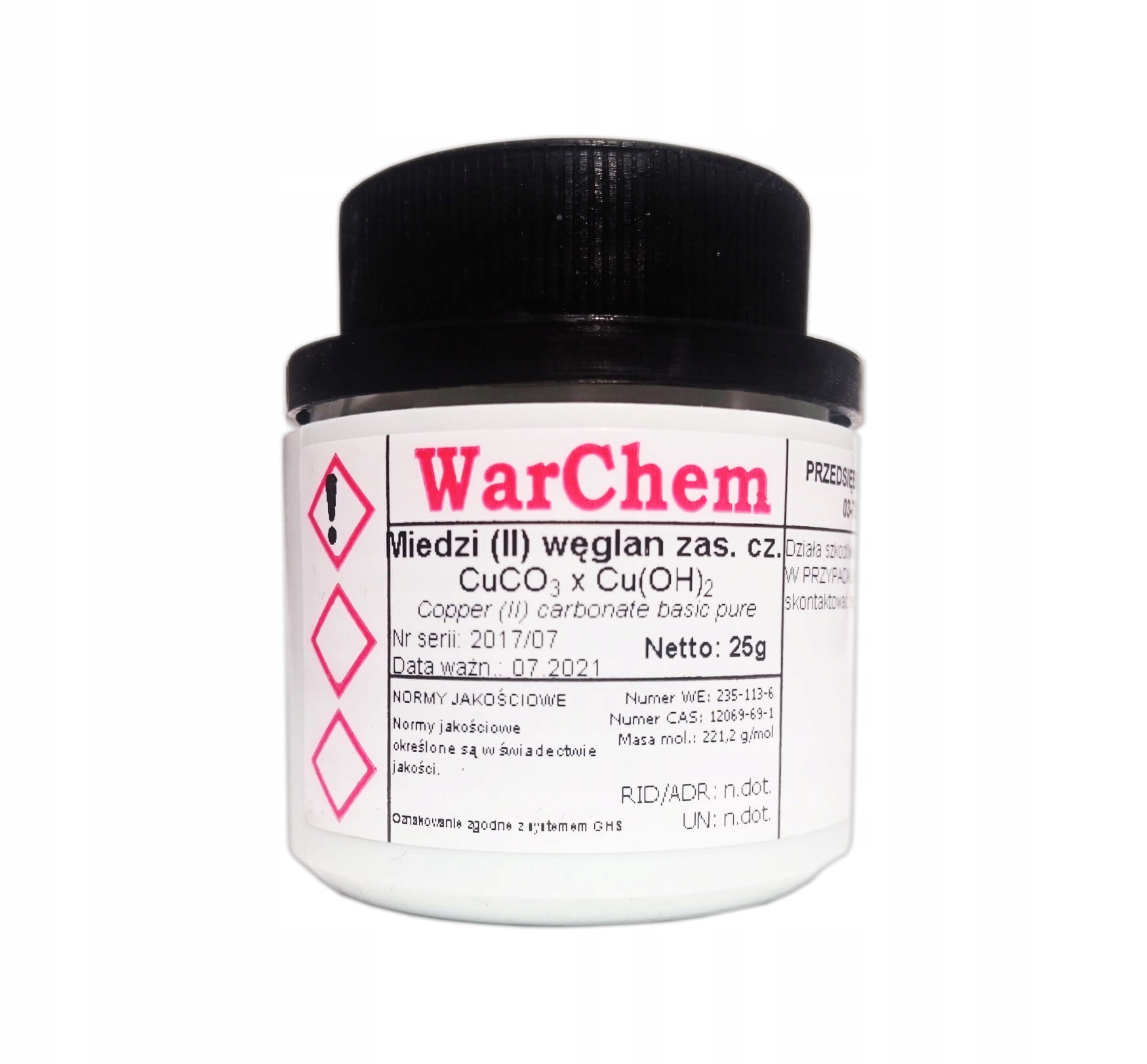 

Węglan Miedzi 25g Warchem [48352]