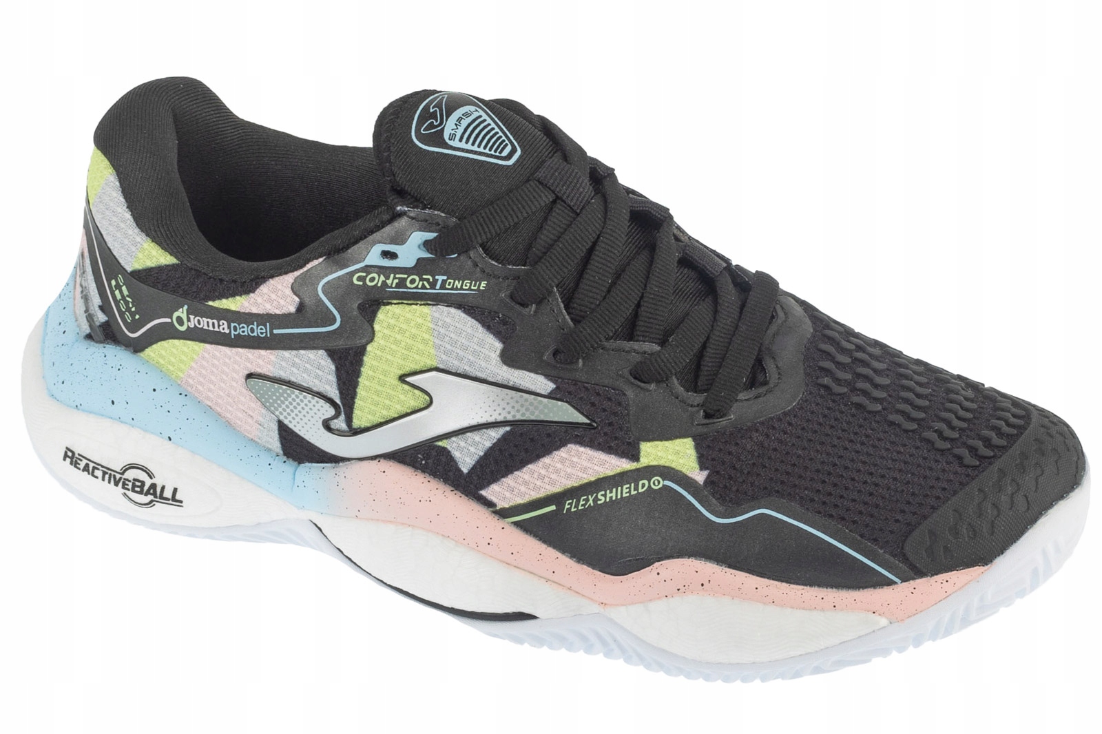Joma Smash Lady 2501 (40,5) Dámské boty do padlí Síťka Černá