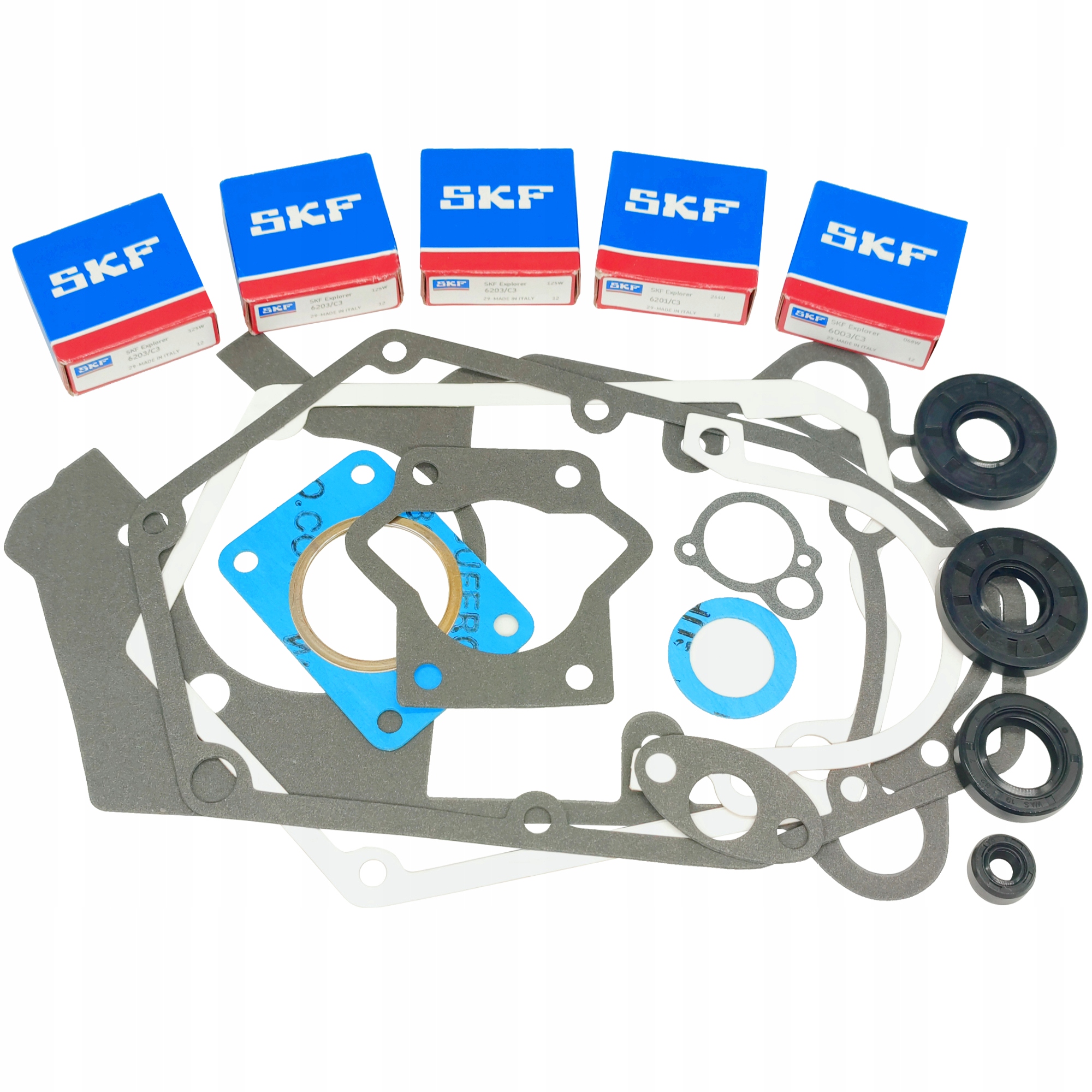 ŁOŻYSKA SILNIKA SKF ROMET OGAR 205 MOTORYNKA KADET